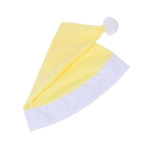ERINGOGO Gelbe Weihnachtsmütze Weihnachtsmann Kostüm Weihnachtsdeko Partyhut Plüsch für Fasching Karneval Weihnachten ERINGOGO Gelbe Weihnachtsmütze Weihnachtsmann Kostüm Weihnachtsdeko Partyhut Plüsch für Fasching Karneval Weihnachten von ERINGOGO