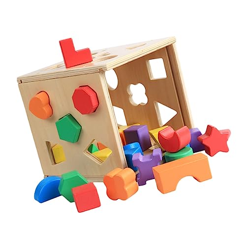 ERINGOGO Geometrische Form Sortierbox Holzspielzeug Für Bildungs Und Intelligenzspielzeug Für Kleinkinder Formen Und Farben Geeignet Für Jungen Und Mädchen ERINGOGO Geometrische Form Sortierbox Holzspielzeug Für Bildungs Und Intelligenzspielzeug Für Kleinkinder Formen Und Farben Geeignet Für Jungen Und Mädchen von ERINGOGO