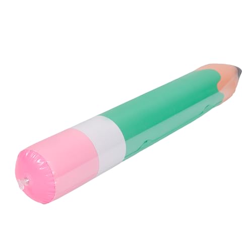 ERINGOGO Giant Inflatable Pencil Balloon PVC Deko für Klassenzimmer Partys Grün für Rückkehr zur Schule Lebendige Schöne Dekoration Einfach zu Verwenden von ERINGOGO