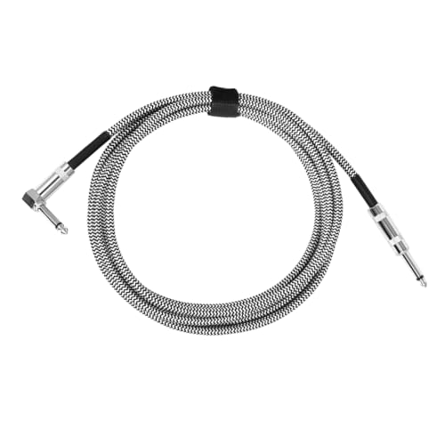 ERINGOGO Gitarren Kabel für Geräuschreduzierung Geflochtenes Audio Kabel für Effektpedale und Bass Langlebig und Tragbar für Musiker und Studios von ERINGOGO