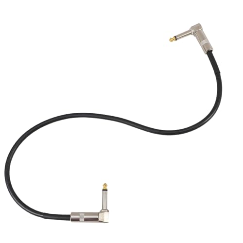 ERINGOGO Gitarren-audiokabel Gitarrenverstärkerkabel Akustikgitarrenkabel E-gitarren-verstärkerkabel Kabel Für Elektrische Gitarre Kabel Für Bassverstärker Kurze Gitarrenkabel Metall Black von ERINGOGO
