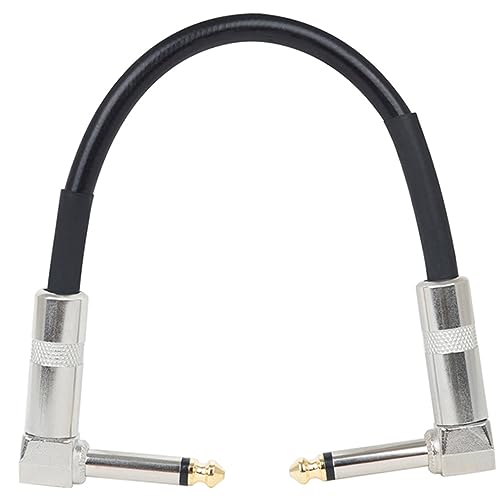 ERINGOGO Guitar Effects Cable mit Metallstecker Patchkabel für Gitarreneffektpedale Leicht und Tragbar Hochfrequente Klangqualität Geeignet für Effektgeräte von ERINGOGO