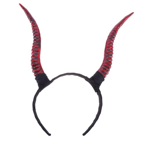 ERINGOGO Halloween Stirnband mit Retro Antilopenhörnern Leichtes Party Haarschmuck Kreatives Gothic Kopfschmuck Zubehör für Damen und Herren für Halloween Cosplay und Festlichkeiten von ERINGOGO