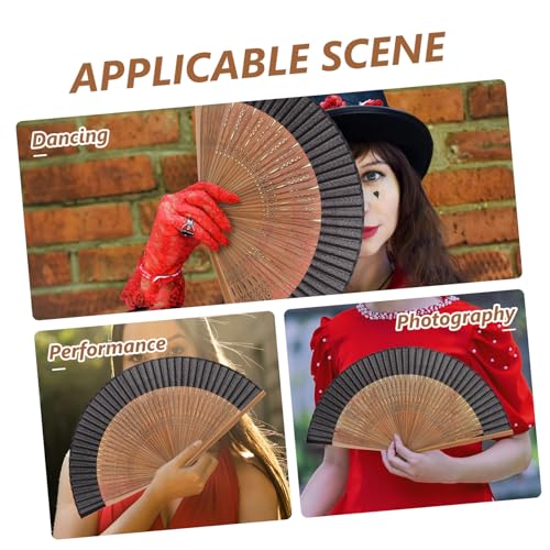ERINGOGO Handgefertigter Faltbarer Handfächer im Vintage Stil Chinesischer Eleganter Tanzfächer mit Filigranem Muster Dekorativer Klappfächer für Hochzeit Party Fotorequisiten und ERINGOGO Handgefertigter Faltbarer Handfächer im Vintage Stil Chinesischer Eleganter Tanzfächer mit Filigranem Muster Dekorativer Klappfächer für Hochzeit Party Fotorequisiten und von ERINGOGO