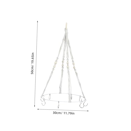 ERINGOGO Handgewebtes Macrame Kräutertrockengestell Blumen Trockner Hängekorb Retro Trockenhalter für Küche und Zimmer Vielseitig für Kräuter Blüten Gemüse Pflanzen Dekorativ und Praktisch ERINGOGO Handgewebtes Macrame Kräutertrockengestell Blumen Trockner Hängekorb Retro Trockenhalter für Küche und Zimmer Vielseitig für Kräuter Blüten Gemüse Pflanzen Dekorativ und Praktisch von ERINGOGO