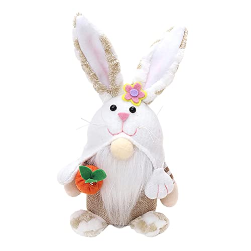 ERINGOGO Hasen Ohren Puppe gesichtslose Gnom -Puppe Puppe Foto-Requisite osterfestverzierung Osterzwerg schmücken Ostern gesichtsloser Zwerg Osterparty-Zwerg Kaninchenohrpuppe PP Baumwolle ERINGOGO Hasen Ohren Puppe gesichtslose Gnom -Puppe Puppe Foto-Requisite osterfestverzierung Osterzwerg schmücken Ostern gesichtsloser Zwerg Osterparty-Zwerg Kaninchenohrpuppe PP Baumwolle von ERINGOGO