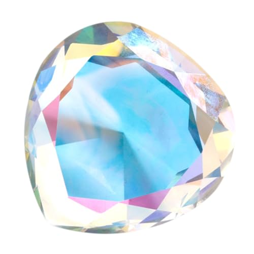 ERINGOGO Herzförmige Dekoration Nagelstudio Deko Simulation Funkelnd Transparentes Langlebiges Lebensechte Optik Geschenkidee für Nagel Salon Party Layout von ERINGOGO