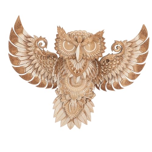 ERINGOGO Holz eulen hängedekoration Kleine Holzfigur Robuste Wohnraum deko mit Realistischer Gestaltung für Wohnzimmer Fenster Büro Kreative Geschenkidee für Weihnachten und Festtagsfeier ERINGOGO Holz eulen hängedekoration Kleine Holzfigur Robuste Wohnraum deko mit Realistischer Gestaltung für Wohnzimmer Fenster Büro Kreative Geschenkidee für Weihnachten und Festtagsfeier von ERINGOGO