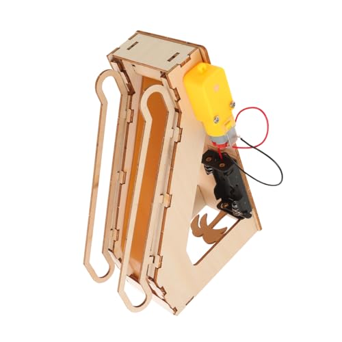 ERINGOGO Holzbausatz Elektrischer Miniatur Fahrstuhl Stem Lernspielzeug Puzzle Fördert Motorik Kreatives Experimentieren ERINGOGO Holzbausatz Elektrischer Miniatur Fahrstuhl Stem Lernspielzeug Puzzle Fördert Motorik Kreatives Experimentieren von ERINGOGO