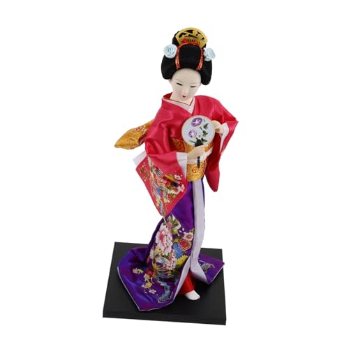 ERINGOGO Humanoide Puppe Japanische Partydekorationen Chinesische Opernfigur Japanische Kimonopuppe Chinesische Puppen Japanische Geisha Kimonopuppe Japanische Puppen Japanische Wohnkultur von ERINGOGO