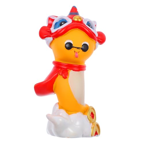 ERINGOGO Chinesische Neujahrsschlange Figur Glücksbringendes Ornament Für Zuhause Auto Und Büro Dekorative Statue Für Jahr Der Schlange Symbol Für Wohlstand Und Reichtum ERINGOGO Chinesische Neujahrsschlange Figur Glücksbringendes Ornament Für Zuhause Auto Und Büro Dekorative Statue Für Jahr Der Schlange Symbol Für Wohlstand Und Reichtum von ERINGOGO
