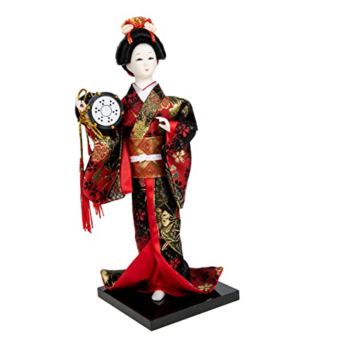 ERINGOGO Japanische Geisha Kimono Puppe Handgefertigte Dekoration für Zuhause und Hochzeiten Tischornament und Fotorequisiten Traditionelles Japanisches Kunsthandwerk ERINGOGO Japanische Geisha Kimono Puppe Handgefertigte Dekoration für Zuhause und Hochzeiten Tischornament und Fotorequisiten Traditionelles Japanisches Kunsthandwerk von ERINGOGO
