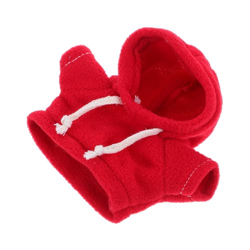 ERINGOGO Kleidung für Plüschbären und Stofftiere Rote Hoodie Outfits für Puppen Niedliche und Stilvolle Accessoires für Fördert Kreativität und Fantasie ERINGOGO Kleidung für Plüschbären und Stofftiere Rote Hoodie Outfits für Puppen Niedliche und Stilvolle Accessoires für Fördert Kreativität und Fantasie von ERINGOGO