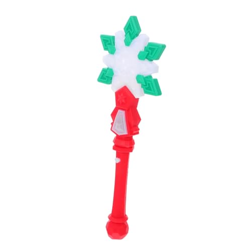 ERINGOGO LED Schneeflocken-zauberstab Weihnachts-partylicht Langlebiger Kompakter Led-leuchtstab mit Elegantem Schneeflockendesign Einfach zu Bedienen für Winterkostüme und Festliche von ERINGOGO