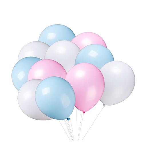 ERINGOGO Latexballons Bunte Hochzeits Und Geburtstagsballons Himmelblau Rosa Und Weiß Für Poolpartys Und Feierlichkeiten Dicke Qualität von ERINGOGO