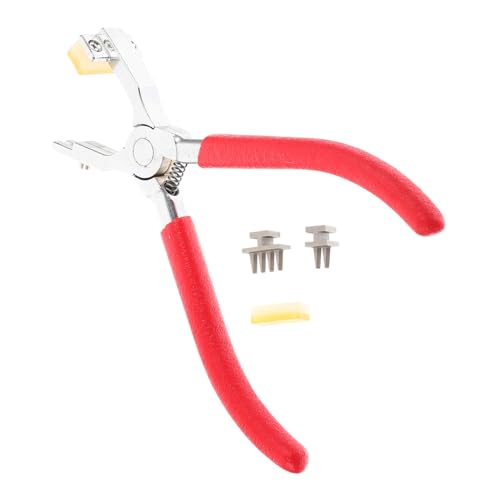 ERINGOGO Leder Lochstanzer Stahl Stanzer DIY Lederhandwerk Werkzeug für Uhrenarmband Gürtel Präzises Kompaktes Langlebiges Punch Tool von ERINGOGO