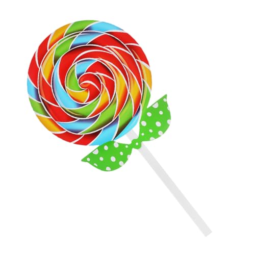 ERINGOGO Große Lollipop-Requisite Für Geburtstage Bunte Wirbel-süßigkeiten-Requisiten Dekorationen Für Und Mädchenspiele von ERINGOGO