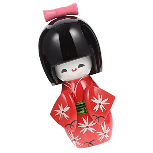 ERINGOGO Marionettenpuppe realistisch hoch klein im japanischen Stil japanische Ornamente japanische Statue Japanisches traditionelles Handwerk Japanisches Holz von ERINGOGO