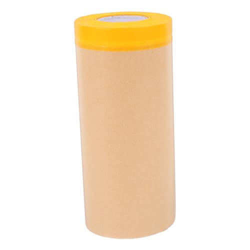 ERINGOGO Maskenschutzpapier Kfz -Klebeband Autolackband Packpapier Kraft Abdeckpapier bemalen vorab abgeklebtes Abdeckpapier Klebebandpapier Autoabdeckpapier Kraftpapier von ERINGOGO