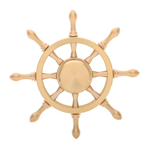 ERINGOGO Messing Ruderornamente Wohnzimmer Dekoration Rad Dekoration Für Zuhause Rad Dekoration Steuerrad Requisite Schiffs Steuerrad Dekoration Messing Briefbeschwerer Golden von ERINGOGO