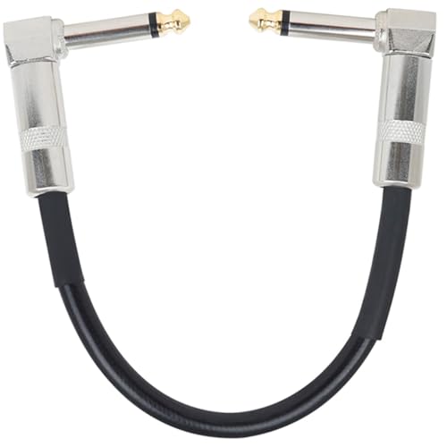 ERINGOGO Metallkopf Gitarreneffekt Kabel Lange Stromversorgungslinie für Effektgeräte Hochwertiges PVC Material Robust und Langlebig für Musiker und Instrumentenzubehör von ERINGOGO