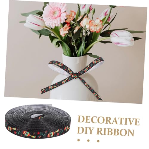 ERINGOGO Mexikanisches Geschenkband Breit Polyester DIY Cinco De Mayo Partydekoration Geschenkverpackung Stilvolles Sicheres Bastelband mit Festlichem Muster von ERINGOGO