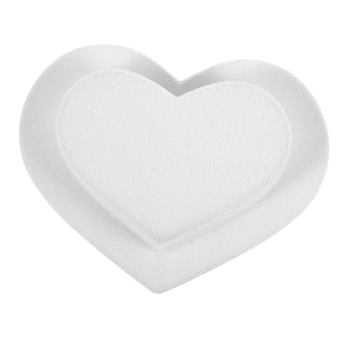ERINGOGO Mini Herzform Puppenhüte Multifunktionale Miniaturhüte für DIY Dekoration Süße Wollmützen für Puppenhaus Leichte Stoffhüte für Bastelprojekte Kreative Fotografie und Puppenoutfits von ERINGOGO