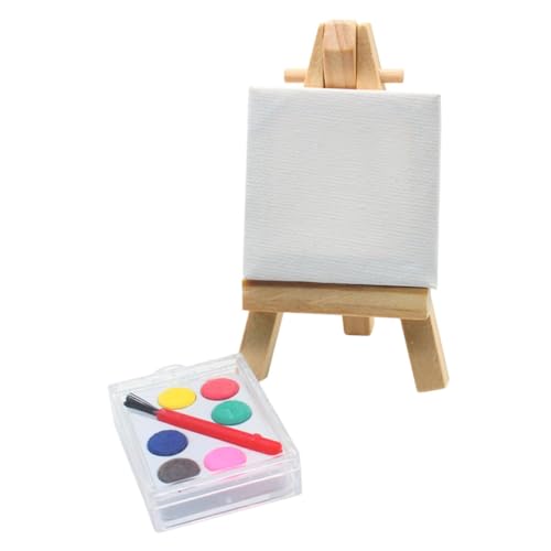 ERINGOGO Mini Staffelei aus Holz und Kunststoff Miniatur und Zeichenbrett Realistisches DIY Landschafts Dekorationszubehör Mini Haus Accessoire für Schlafzimmer und Modellräume Teilig ERINGOGO Mini Staffelei aus Holz und Kunststoff Miniatur und Zeichenbrett Realistisches DIY Landschafts Dekorationszubehör Mini Haus Accessoire für Schlafzimmer und Modellräume Teilig von ERINGOGO