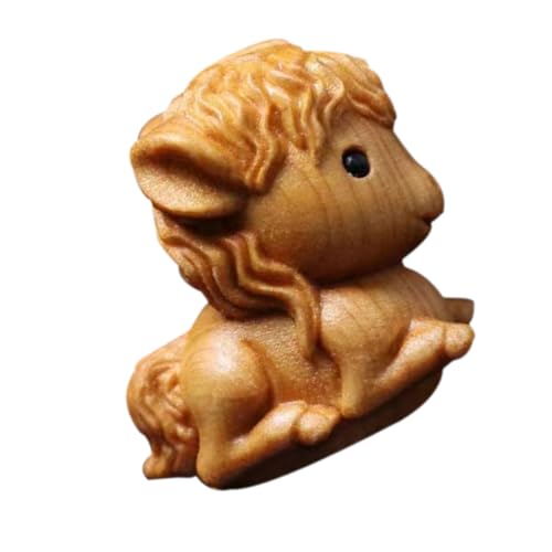 ERINGOGO Miniatur Holzfigur Pferd Süße Tierfigur Aus Handgefertigtem Holz Charmante Deko Für Zuhause Geschenkidee Für Tierliebhaber Ca Rustikales Ornament von ERINGOGO