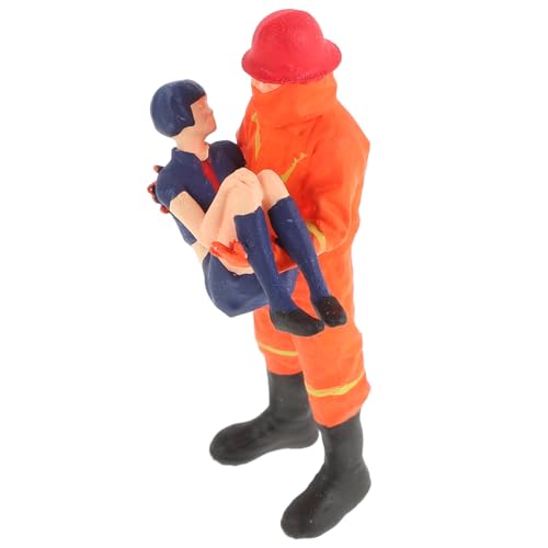 ERINGOGO Miniatur-feuerwehrmannpuppe Feuerkostüm Arbeitsfiguren Feuerwehrmann Cupcake Topper Müllwagen Partydekorationen Für Feuerwehrleute Feuerwehrauto-kostüm Harz ERINGOGO Miniatur-feuerwehrmannpuppe Feuerkostüm Arbeitsfiguren Feuerwehrmann Cupcake Topper Müllwagen Partydekorationen Für Feuerwehrleute Feuerwehrauto-kostüm Harz von ERINGOGO