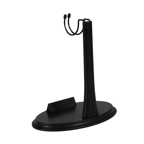 ERINGOGO Modellständer Film Halter Inhaber Riser anzeigen ausstellungsständer Puppenständer Modellzubehör Zubehör für den Puppenladen Actionfigurenständer Puppenregal Metall Black von ERINGOGO
