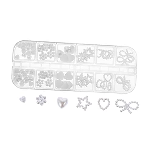 ERINGOGO Nagelkunst Perlen DIY Maniküre Dekorationsset mit Herzförmigen Perlen für Nageldesigns zu Hause Schönheitssalon mit Verschiedenen Modellen ERINGOGO Nagelkunst Perlen DIY Maniküre Dekorationsset mit Herzförmigen Perlen für Nageldesigns zu Hause Schönheitssalon mit Verschiedenen Modellen von ERINGOGO