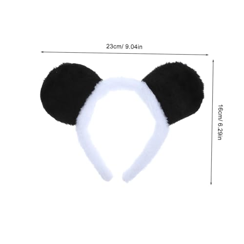 ERINGOGO Niedliches Panda Ohren Haarband Cosplay Kostüm Tierdesign Haarschmuck für Party Karneval Verkleidung Maskerade mit Bequemem Sitz und Dekorativem Look ERINGOGO Niedliches Panda Ohren Haarband Cosplay Kostüm Tierdesign Haarschmuck für Party Karneval Verkleidung Maskerade mit Bequemem Sitz und Dekorativem Look von ERINGOGO