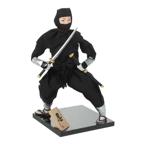 ERINGOGO Ninja -Puppe Kimono-Puppe Japan Schreibtisch Ninjas Samurai-Puppen gemacht die Seide von ERINGOGO
