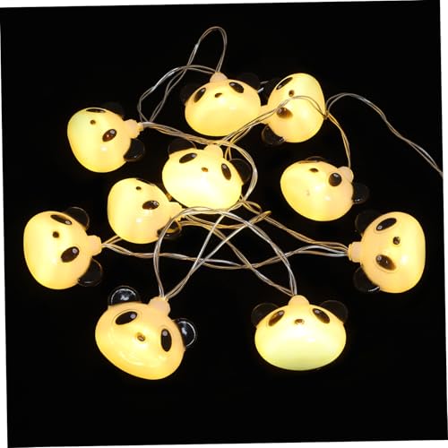 ERINGOGO Panda Lichterkette LED Warmweiß Batteriebetrieben Kunststoff Deko für Schlafzimmer Wohnzimmer Valentinstag Weihnachten ERINGOGO Panda Lichterkette LED Warmweiß Batteriebetrieben Kunststoff Deko für Schlafzimmer Wohnzimmer Valentinstag Weihnachten von ERINGOGO