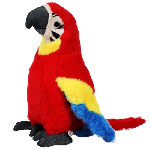 ERINGOGO Papageien Plüschspielzeug für Gefüllter Papagei aus Weichem Plüschstoff Entzückende Vogeldekoration für Zuhause und ERINGOGO Papageien Plüschspielzeug für Gefüllter Papagei aus Weichem Plüschstoff Entzückende Vogeldekoration für Zuhause und von ERINGOGO