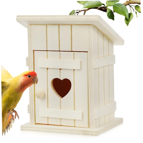 ERINGOGO Papageien-nistkasten Vogelhaus Aus Holz Für Die Außendekoration Vogelhaus Vogelnest Für Haustiere Schlafnest Für Vögel Vogelhaus-bausätze ERINGOGO Papageien-nistkasten Vogelhaus Aus Holz Für Die Außendekoration Vogelhaus Vogelnest Für Haustiere Schlafnest Für Vögel Vogelhaus-bausätze von ERINGOGO