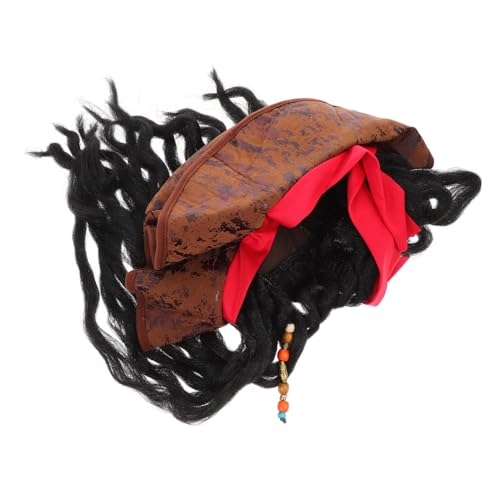 ERINGOGO Piratenhut mit Roten Haaren Karneval Cosplay Partyhut Piratenkostüm Zubehör für Fasching Halloween Verkleidung Karneval Mottoparty ERINGOGO Piratenhut mit Roten Haaren Karneval Cosplay Partyhut Piratenkostüm Zubehör für Fasching Halloween Verkleidung Karneval Mottoparty von ERINGOGO