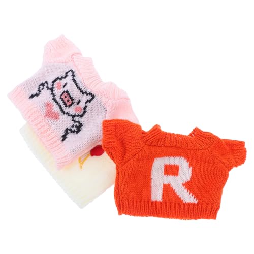ERINGOGO Plüschtier-Kleidung 3-TLG. Ersatzpullover Für Puppen Outfit-Sets Leicht Zu Pflegen ERINGOGO Plüschtier-Kleidung 3-TLG. Ersatzpullover Für Puppen Outfit-Sets Leicht Zu Pflegen von ERINGOGO