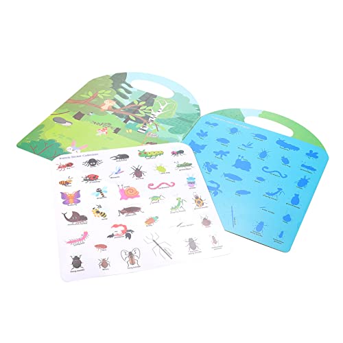 ERINGOGO Puzzle -Aufkleberspielzeug Aufkleberbücher Aufkleberbuch für Mädchen Aufkleberbuch für Sticker Books Stickerbuch für herausnehmbares Stickerbuch Gelee-Aufkleber von ERINGOGO
