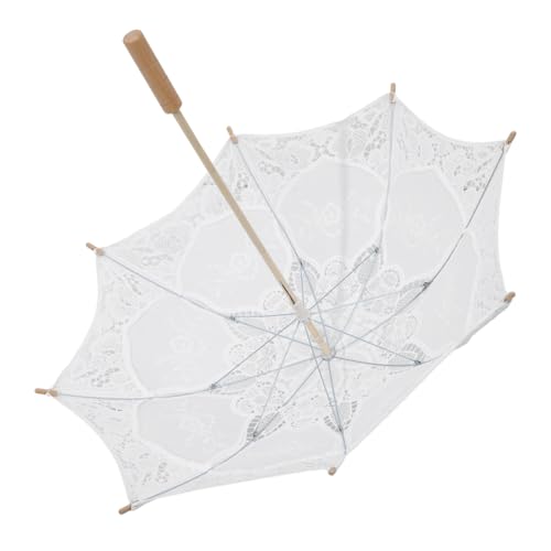ERINGOGO Rüschen Regenschirm aus Spitze Dekorative Fotorequisiten Großer Weißer für Hochzeiten Kostümpartys und Fotoshootings Romantische Accessoires für Besondere Anlässe ERINGOGO Rüschen Regenschirm aus Spitze Dekorative Fotorequisiten Großer Weißer für Hochzeiten Kostümpartys und Fotoshootings Romantische Accessoires für Besondere Anlässe von ERINGOGO
