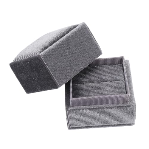 ERINGOGO Samtige Ringbox für Hochzeit und Verlobung Handgefertigte Schmuckschatulle mit Weichem Innenfutter Stilvoller Aufbewahrungsbehälter für Ringe für Damen und Mädchen ERINGOGO Samtige Ringbox für Hochzeit und Verlobung Handgefertigte Schmuckschatulle mit Weichem Innenfutter Stilvoller Aufbewahrungsbehälter für Ringe für Damen und Mädchen von ERINGOGO