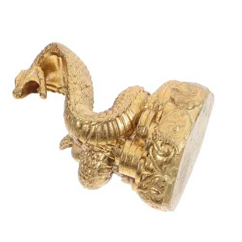 ERINGOGO Schlangen-Ornamente Dekorationen Desktop-schlangenstatue Antiquität Tischplatte Antikes Bronze Kleine Schlangenstatue Schlangendekor Für Schlangenschmuck Messing Golden ERINGOGO Schlangen-Ornamente Dekorationen Desktop-schlangenstatue Antiquität Tischplatte Antikes Bronze Kleine Schlangenstatue Schlangendekor Für Schlangenschmuck Messing Golden von ERINGOGO