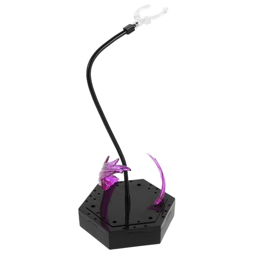 ERINGOGO Schlangenknochenstent Aktionsfigurhalter Action-Figuren- Puppenständer Figur Steht Figurenständer Display Actionfiguren Stehen Figurenhalter Plastik Violett von ERINGOGO
