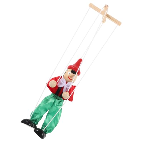 ERINGOGO Schnur Marionette Stellen Sie Sich vor, Sie Spielen Puppen Puppe hochschieben Kinder Puppen kinderpuppe Spielzeuge lustiges Puppenhandwerk unfertige Holzfiguren hebe den Faden Baby von ERINGOGO