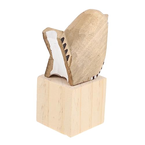 ERINGOGO Simulation Bird Model Holzfigur Niedliche Vogeldekoration Für Schreibtisch Lebensechte -Dekoration Farblich Zufällig Für Vogel- von ERINGOGO