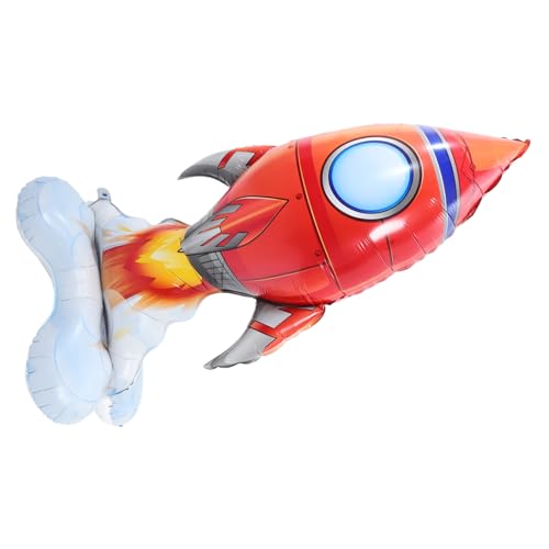 ERINGOGO Space Rocket Ballon 3D-Raketenballon LED Luftballons in Raketenform Raketen-Partyballons Raumschiff-Ballon aufblasbare Raketenballons Partyballon mit Weltraumthema Aluminium rot ERINGOGO Space Rocket Ballon 3D-Raketenballon LED Luftballons in Raketenform Raketen-Partyballons Raumschiff-Ballon aufblasbare Raketenballons Partyballon mit Weltraumthema Aluminium rot von ERINGOGO