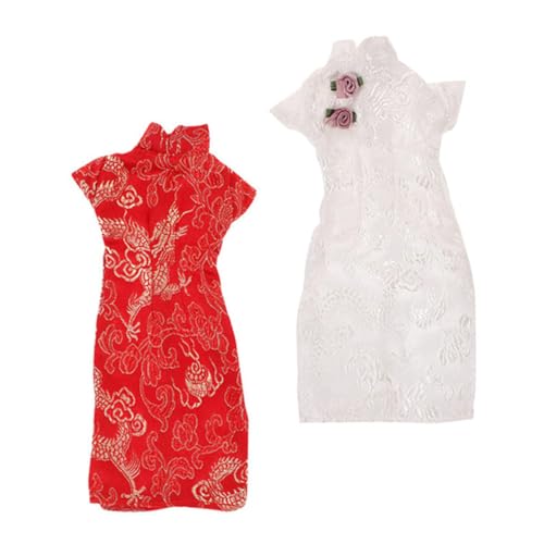 ERINGOGO Spielzeugpuppe Cheongsam Kompaktes Kostümset Puppe Chinesische Kleidung Dekoratives Puppenkleid Für Jungen Und Mädchen ERINGOGO Spielzeugpuppe Cheongsam Kompaktes Kostümset Puppe Chinesische Kleidung Dekoratives Puppenkleid Für Jungen Und Mädchen von ERINGOGO