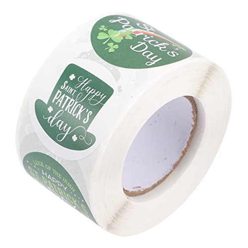 ERINGOGO Sticker Rolle 1 Rolle Patrick Aufkleber Nagelaufkleber Aufkleber Siegeletiketten Aufkleber Umschlag Siegeletiketten Siegelaufkleber Etikette St Patricks Day Aufkleber Dunkelgrüner ERINGOGO Sticker Rolle 1 Rolle Patrick Aufkleber Nagelaufkleber Aufkleber Siegeletiketten Aufkleber Umschlag Siegeletiketten Siegelaufkleber Etikette St Patricks Day Aufkleber Dunkelgrüner von ERINGOGO