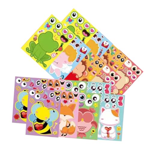 ERINGOGO Sticker Tiere 16 Blätter Valentinstag Aufkleber Klebeetiketten Aufkleber -Valentinstag-Aufkleber Scrapbook-Aufkleber Tieraufkleber Hintergrundaufkleber Selber Machen Kupferplattenaufkleber ERINGOGO Sticker Tiere 16 Blätter Valentinstag Aufkleber Klebeetiketten Aufkleber -Valentinstag-Aufkleber Scrapbook-Aufkleber Tieraufkleber Hintergrundaufkleber Selber Machen Kupferplattenaufkleber von ERINGOGO